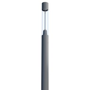 columna luminosa contemporánea / de metal / LED / para espacio público