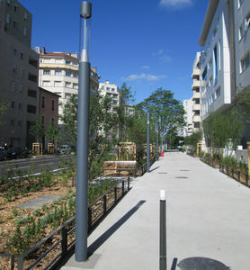 columna luminosa contemporánea