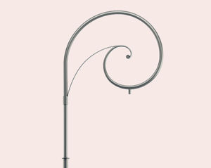 consola para poste de iluminación de acero