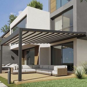 pérgola adosada