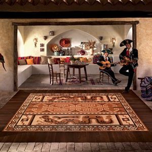 medallón de parquet macizo