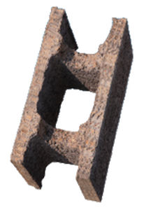 bloque de encofrado de hormigón madera