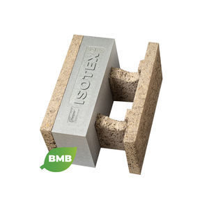 bloque de encofrado de hormigón madera