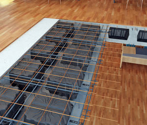 encofrado modular / de polipropileno / para solera / reciclado