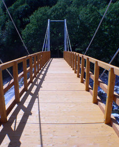 pasarela de madera