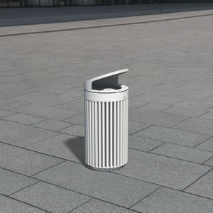 cubo de basura público