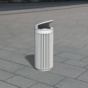 cubo de basura público