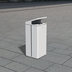 cubo de basura público