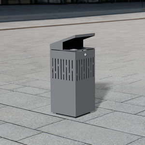 cubo de basura público