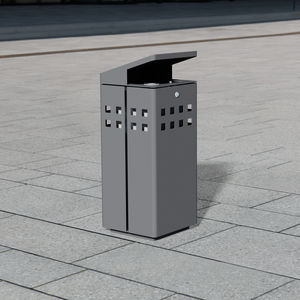 cubo de basura público