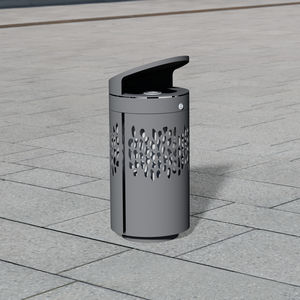 cubo de basura público