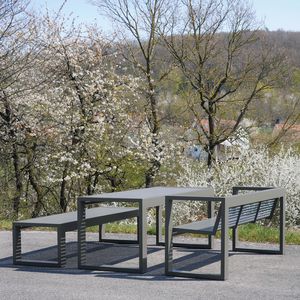 mesa de pícnic contemporánea