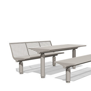 mesa de pícnic contemporánea