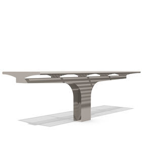 mesa de pícnic contemporánea