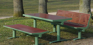 mesa de pícnic contemporánea