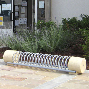 aparcabicis de suelo
