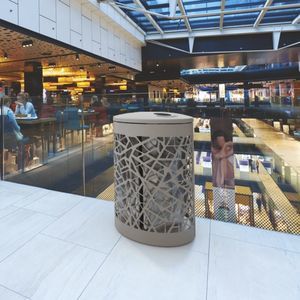 cubo de basura público