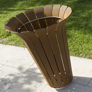 soporte de bolsa de basura público