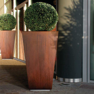 maceta de jardín de acero COR-TEN®