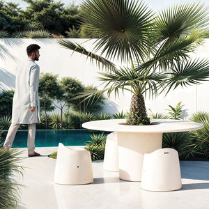 conjunto de mesa y silla contemporáneo