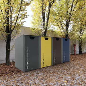 tapa para papeleras de reciclado