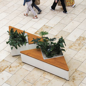 jardinera de acero pintado