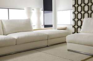 sofá contemporáneo / 2 plazas / con almacenamiento / con revestimiento removible