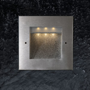 luminaria empotrable de pared
