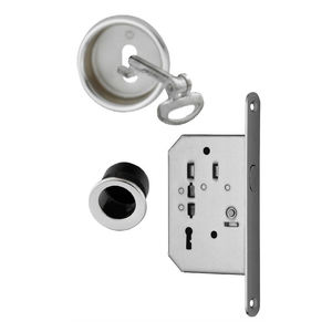 tirador de puerta para puerta corredera / moderno / con cerradura integrada / empotrado