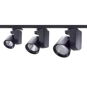 iluminación sobre riel LED / redonda / de aluminio fundido / para el sector servicios