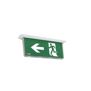 iluminación de emergencia rectangular