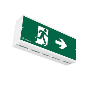 iluminación de emergencia rectangular