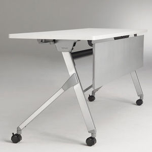 mesa moderna / de acero / de ABS / con base de acero