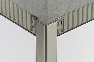 perfil de acabado de aluminio