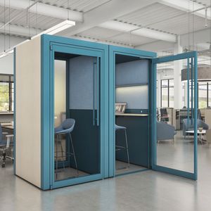 oficina POD acústica / ergonómica / con iluminación LED integrada / conectada