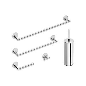set de baño de acero inoxidable