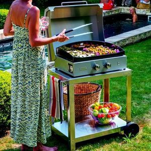 carrito para barbacoa