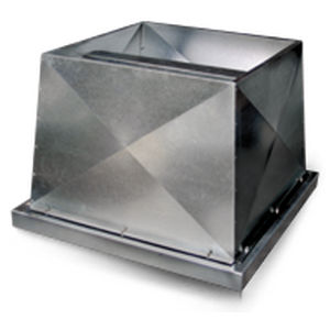 ventilación de techo de metal