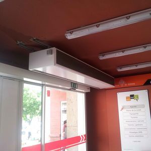 cortina de aire de techo