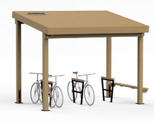 marquesina para bicicletas para espacio público