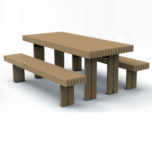 mesa de pícnic contemporánea