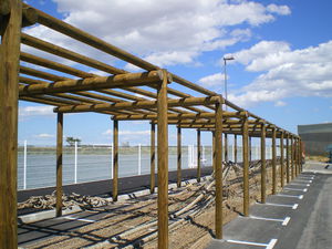 pérgola autoportante