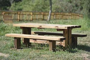 mesa de pícnic contemporánea