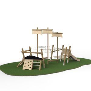 estación de juego para parque infantil