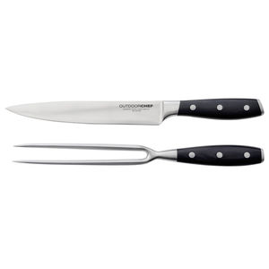 cuchillo de cocina con mango de plástico