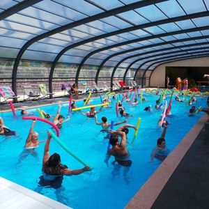 cubierta para piscina adosada
