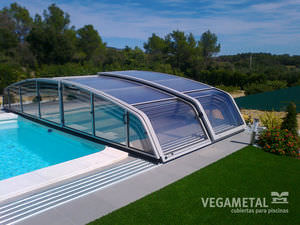 cubierta para piscina baja