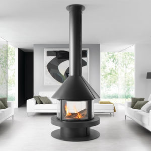 chimenea de leña
