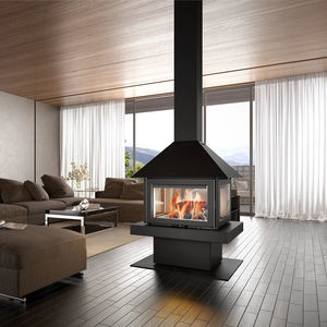 chimenea de leña