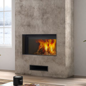 chimenea insertable de leña